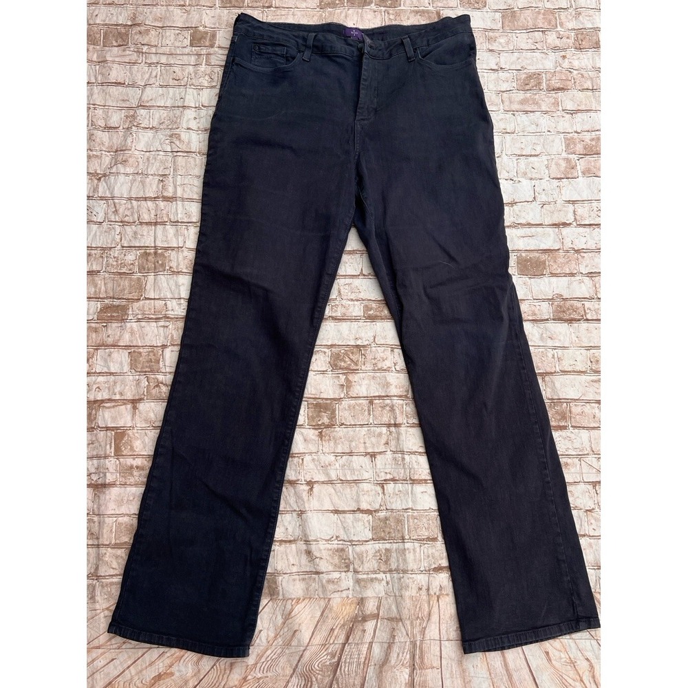NYDJ Straight LiftxTuck‎ Technology Jeans Women's Size 16  Gray Pants